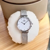 Đồng Hồ Nữ Carnival 8253L-VT-T Dây Mesh Bạc Mặt Trắng Size 30mm Mỏng Nhỏ Xinh