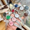 Đồng Hồ Nữ Carnival 8253L-VT-N Dây Mesh Bạc Mặt Nâu Size 30mm Mỏng Nhỏ Xinh