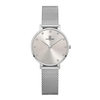 Đồng Hồ Nữ Carnival 8253L-VT-TX Dây Mesh Bạc Mặt Xám Grey Size 30mm Mỏng Nhỏ Xinh