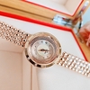 Đồng Hồ Nữ Franklin FL5488 Dây Thép Vàng Hồng Mặt Xà Cừ Trắng Size 32mm Mặt Xoay 360 Độ
