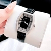 Đồng hồ Rivero nữ chính hãng, đồng hồ Rivero R9007 dây da đen vỏ silver size 34mm
