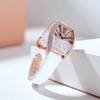 Đồng Hồ Nữ Robero Era Dây Da Trắng Chính Hãng Vỏ Rose Size 30x36mm Quartz
