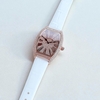 Đồng Hồ Nữ Robero Era Dây Da Trắng Chính Hãng Vỏ Rose Size 30x36mm Quartz