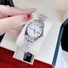Set Đồng Hồ Nữ Roberto Era RE5682 Dây Thép Silver Mặt Xà Cừ Trắng Size 31mm