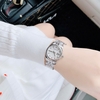 Set Đồng Hồ Nữ Roberto Era RE5682 Dây Thép Silver Mặt Xà Cừ Trắng Size 31mm