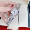 Set Đồng Hồ Nữ Roberto Era RE5682 Dây Thép Silver Mặt Xà Cừ Trắng Size 31mm