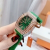 Đồng Hồ Nữ Davena 31562 Dây Silicone Green Rose Gold 36mm