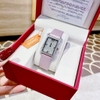 Đồng Hồ Nữ Davena 31609 Dây Da Hồng Silver 32mm