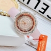 Đồng Hồ Nữ Davena 32091 Dây Da Hồng Rose Gold 39mm Chính Hãng