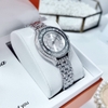 Đồng Hồ Nữ Davena 61666 Silver 30mm Mặt Đá Swarovski