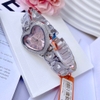 Đồng Hồ Nữ Davena Mặt Trái Tim 61892 Mặt Hồng Vỏ Silver Size 34mm