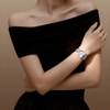Đồng Hồ Nữ Davena Mặt Trái Tim 61892 Mặt Hồng Vỏ Silver Size 34mm
