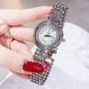 Đồng Hồ Nữ Franklin Dây Thép Silver Xà Cừ Trắng Mặt Xoay 360 Độ Size 32mm FL5488 Tặng Kèm Vòng Tay