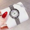 Đồng Hồ Nữ Franklin Dây Thép Silver Xà Cừ Trắng Mặt Xoay 360 Độ Size 32mm FL5488 Tặng Kèm Vòng Tay