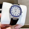 Đồng Hồ Nữ Hanboro Dây Da Tím Mặt Đính Đá Tím Size 36mm Quartz Japan Chính Hãng