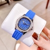Đồng Hồ Nữ Madocy M81698 Dây Silicone Xanh Silver 31mm