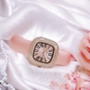 Đồng Hồ Nữ Madocy M81886 Dây Da Pink Rose Gold 31mm