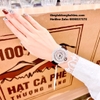 Đồng Hồ Nữ Melissa F1819 Dây Da Đen Silver 36mm