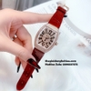 Đồng Hồ Nữ Rivero R9006 Dây Da Đỏ Rose Gold 32mm