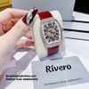 Đồng Hồ Nữ Rivero R9006 Dây Da Đỏ Rose Gold 32mm