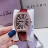 Đồng Hồ Nữ Rivero R2603 Dây Da Đỏ Vỏ Rose Gold Size 32mm Quartz Japan