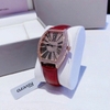 Đồng Hồ Nữ Rivero R2603 Dây Da Đỏ Vỏ Rose Gold Size 32mm Quartz Japan