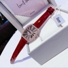 Đồng Hồ Nữ Rivero R2603 Dây Da Đỏ Vỏ Rose Gold Size 32mm Quartz Japan