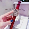 Đồng Hồ Nữ Rivero R2603 Dây Da Đỏ Vỏ Rose Gold Size 32mm Quartz Japan