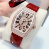 Đồng Hồ Nữ Rivero R9006 Dây Da Đỏ Vỏ Rose Gold 32mm Chính Hãng