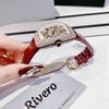 Đồng Hồ Nữ Rivero R9006 Dây Da Đỏ Vỏ Rose Gold 32mm Chính Hãng