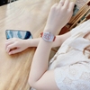 Đồng Hồ Nữ Rivero R9006 Dây Da Đỏ Vỏ Silver 32mm Chính Hãng