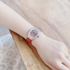 Đồng Hồ Nữ Rivero R9006 Dây Da Đỏ Vỏ Silver 32mm Chính Hãng
