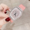 Đồng Hồ Nữ Rivero R9006 Dây Da Hồng Vỏ Silver 32mm Chính Hãng