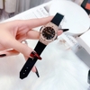 Đồng Hồ Nữ Rivero R9009 Dây Cao Su Đen Vỏ Màu Rose Đính Đá Size 34mm Chính Hãng