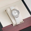Đồng Hồ Nữ Roberto Era Chính Hãng Dây Da Trắng Mặt Trắng Vỏ Thép Silver Size 20x30mm RE150