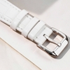 Đồng Hồ Nữ Roberto Era Chính Hãng Dây Da Trắng Mặt Trắng Vỏ Thép Silver Size 20x30mm RE150