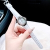 Đồng Hồ Nữ Roberto Era Chính Hãng Dây Da Trắng Mặt Trắng Vỏ Thép Silver Size 20x30mm RE1500 Tặng Kèm Phụ Kiện