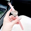 Đồng Hồ Nữ Roberto Era Dây Da Hồng Vỏ Vàng Hồng Đá Chảy Size 32mm