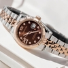 Đồng Hồ Nữ Roberto Era Dây Thép Demi Rose Mặt Nâu Chocolate Niềng Khía Size 28mm RE1200
