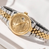Đồng Hồ Nữ Roberto Era Dây Thép Demi Vàng Gold Mặt Vàng Niềng Khía Size 28mm RE1202
