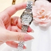 Đồng Hồ Nữ Roberto Era Dây Thép Silver Mặt Xà Cừ Trắng Niềng Trơn Size 28mm RE1201B