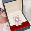 Đồng Hồ Nữ Roberto Era RE5028 Dây Da Hồng Mặt Oval Đính Đá Màu Size 34mm Chính Hãng