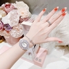 Đồng Hồ Nữ Roberto Era RE5028 Dây Da Trắng Mặt Oval Đính Đá Size 34mm Chính Hãng