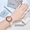 Đồng Hồ Nữ X-Cer B0617 Dây Silicone Trắng Vỏ Rose Gold 38mm