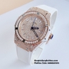 Đồng Hồ Nữ X-cer B0635 Dây Silicone Trắng Rose Gold 34mm