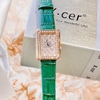 Đồng Hồ Nữ X-cer B0642 Dây Da Green Rose 34mm