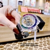 Đồng Hồ Unisex Hanboro Rainbow Máy Tự Động Dây Cao Su Đen 43mm