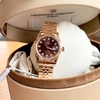 Đồng Hồ Nữ Carnival 8131L-VH-N Dây Thép Vàng Hồng Mặt Nâu Size 30mm Quartz Japan