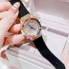 Đồng Hồ Nữ X-cer Dây Cao Su Đen Chính Hãng Vỏ Rose Đính Đá Màu Size 34mm B0639
