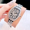 Đồng hồ nữ chính hãng Roberto Era RE021 dây kim loại silver, mặt đồng hồ oval size 36mm